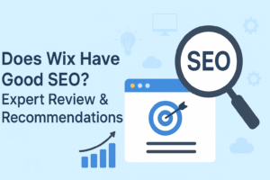 Internal linking strategies infographic for improving SEO on Wix blogs